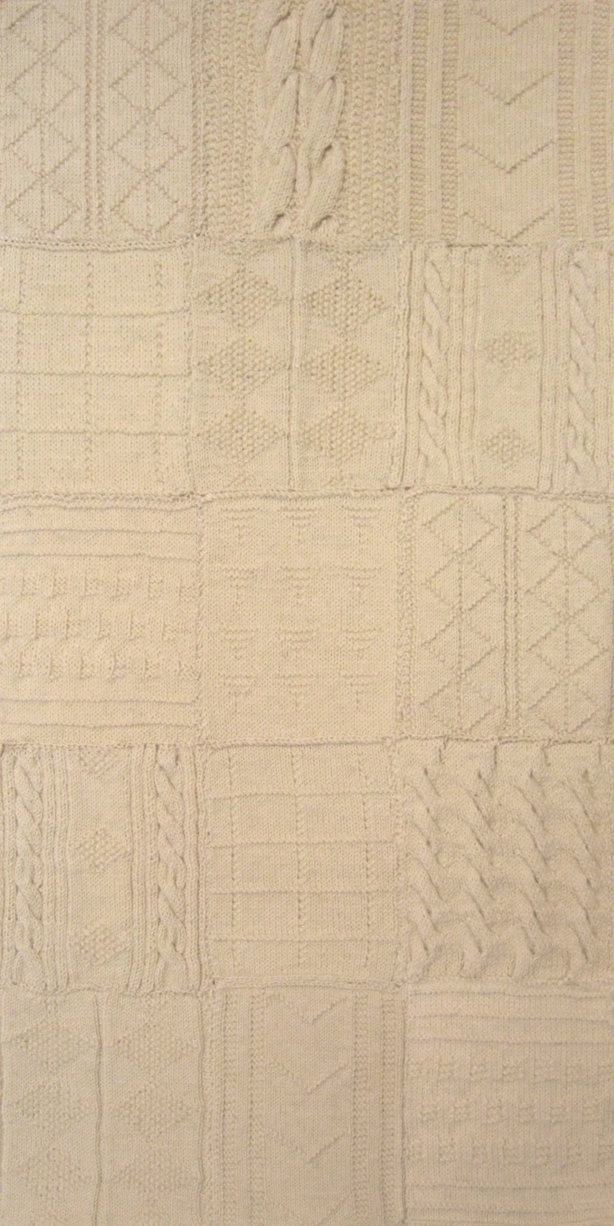 Reflections - Reflections (detail: Cornish knitting patterns). Photo: Genevieve Packer