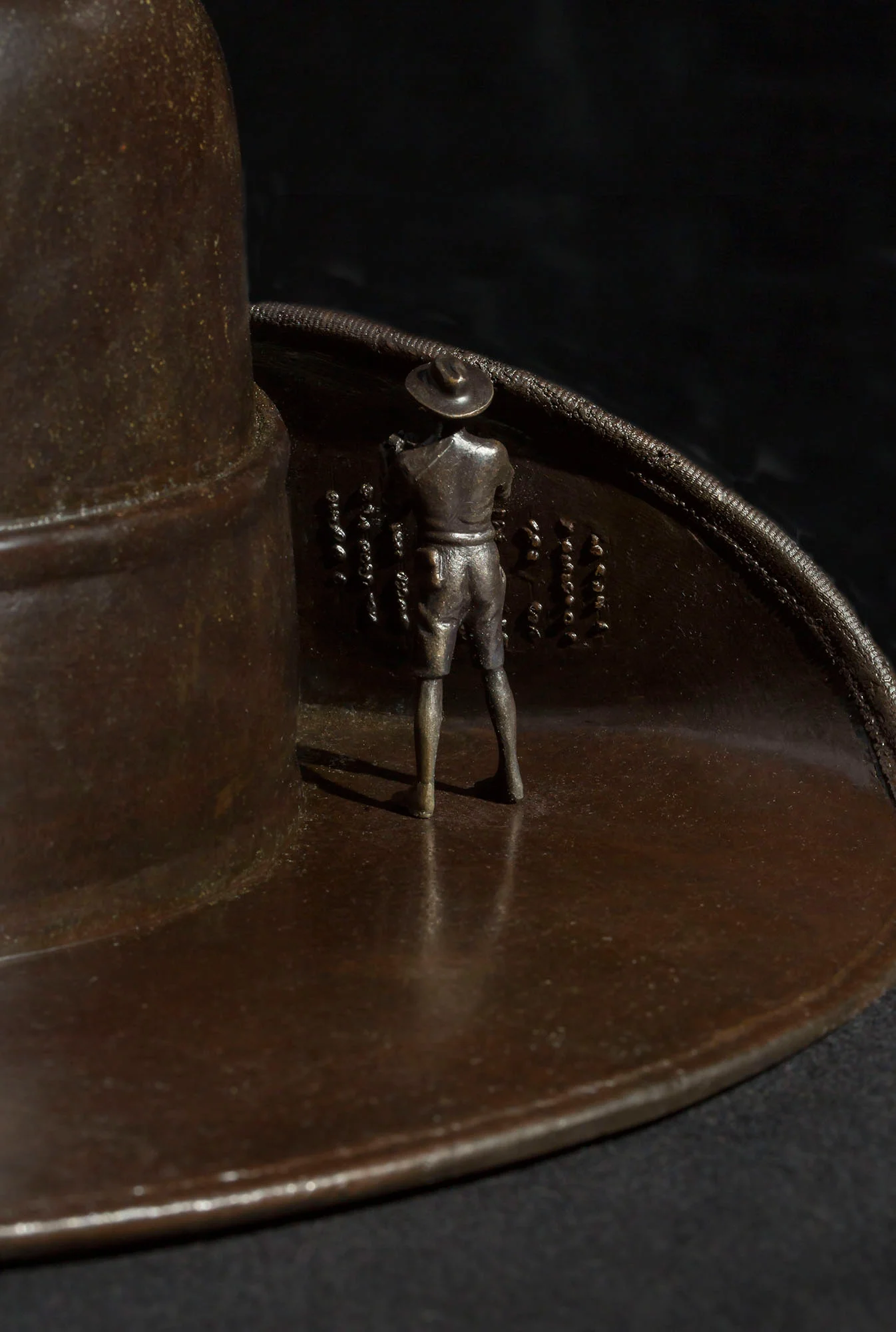The Anzac Pair - Birth of a nation (detail: C.E.W. Bean). Photo: Jane Wilcox