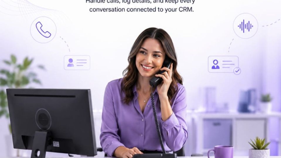 Sales dialer CRM with browser-based calling and lead context