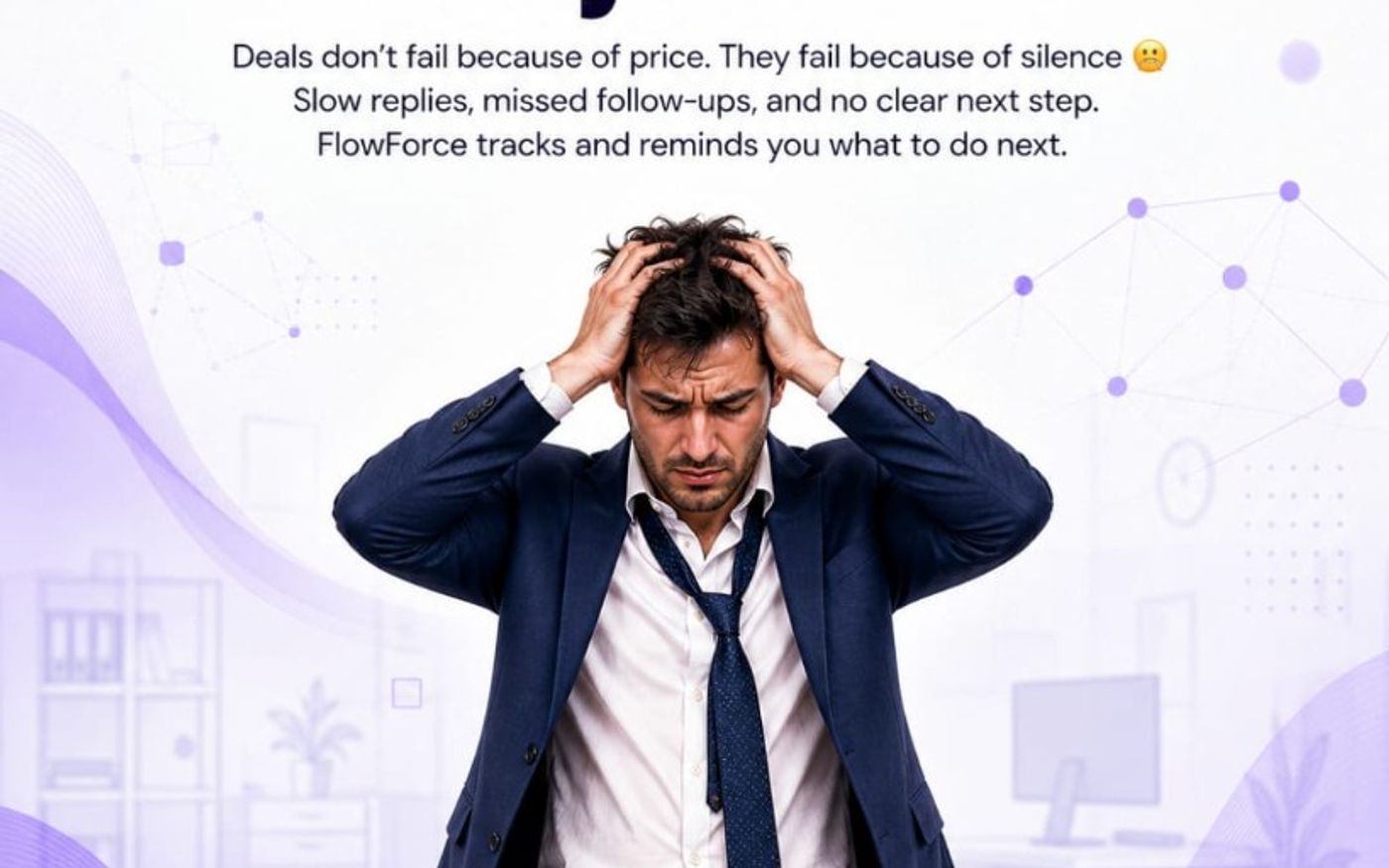 Sales follow-up CRM preventing lost deals through automated next actions