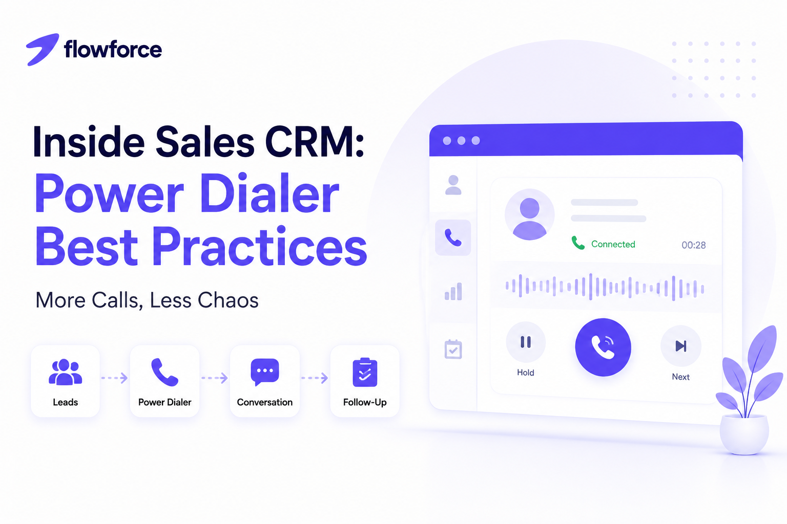 Inside Sales CRM: Power Dialer Best Practices (More Calls, Less Chaos)