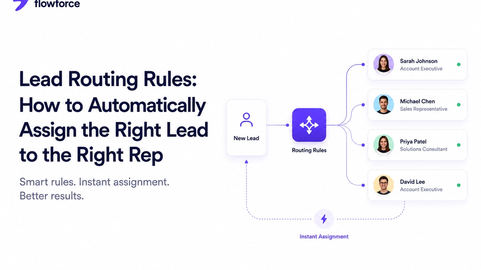 Lead Routing Rules: How to Automatically Assign the Right Lead to the Right Rep