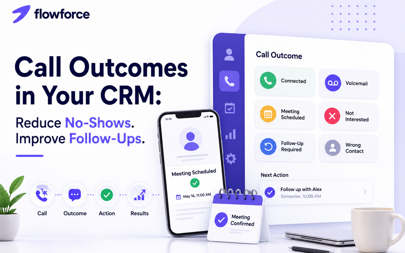 Call Outcomes in Your CRM: How to Reduce No-Shows and Improve Follow-Ups