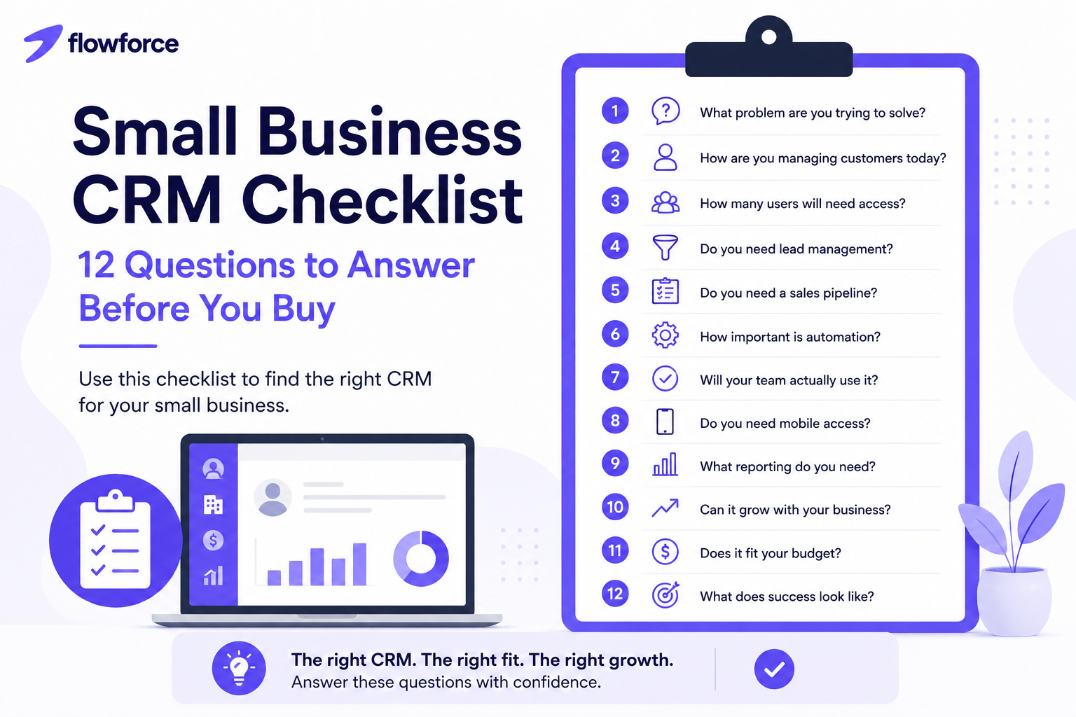 Small Business CRM Checklist: 12 Questions to Answer Before You Buy