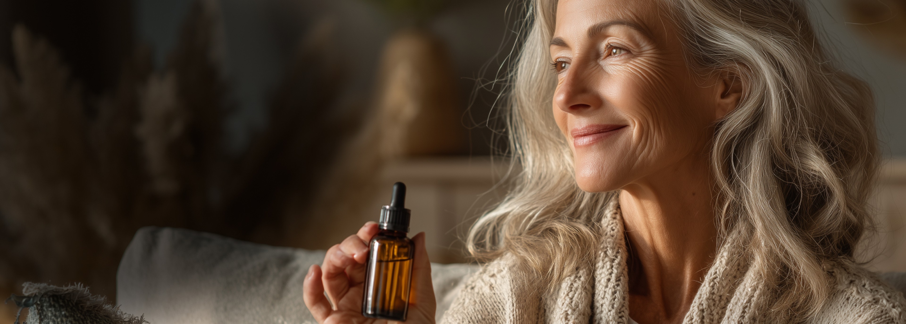 Peaux humidifiée du visage, vue rapprochée