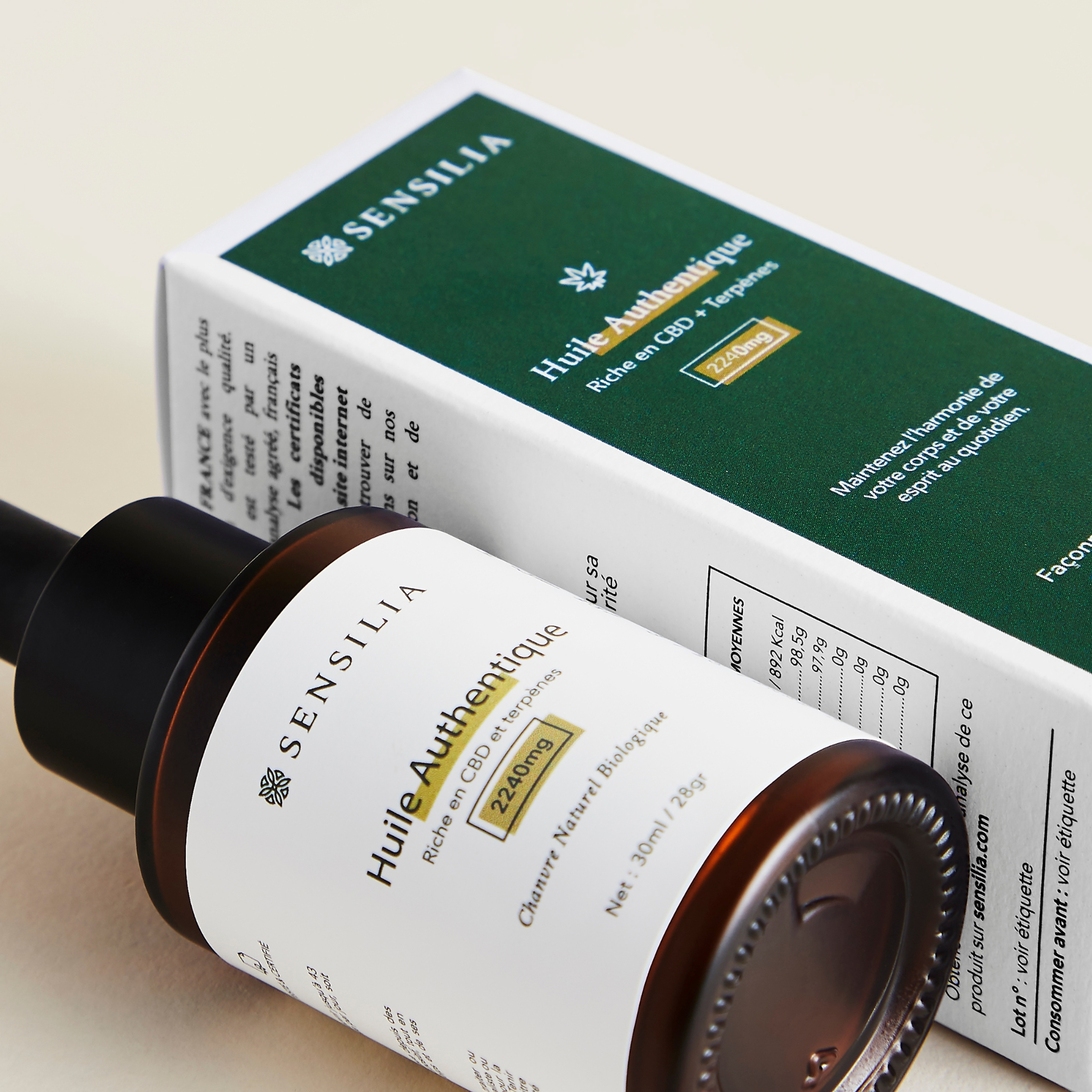 Huile CBD Authentique – 2240mg