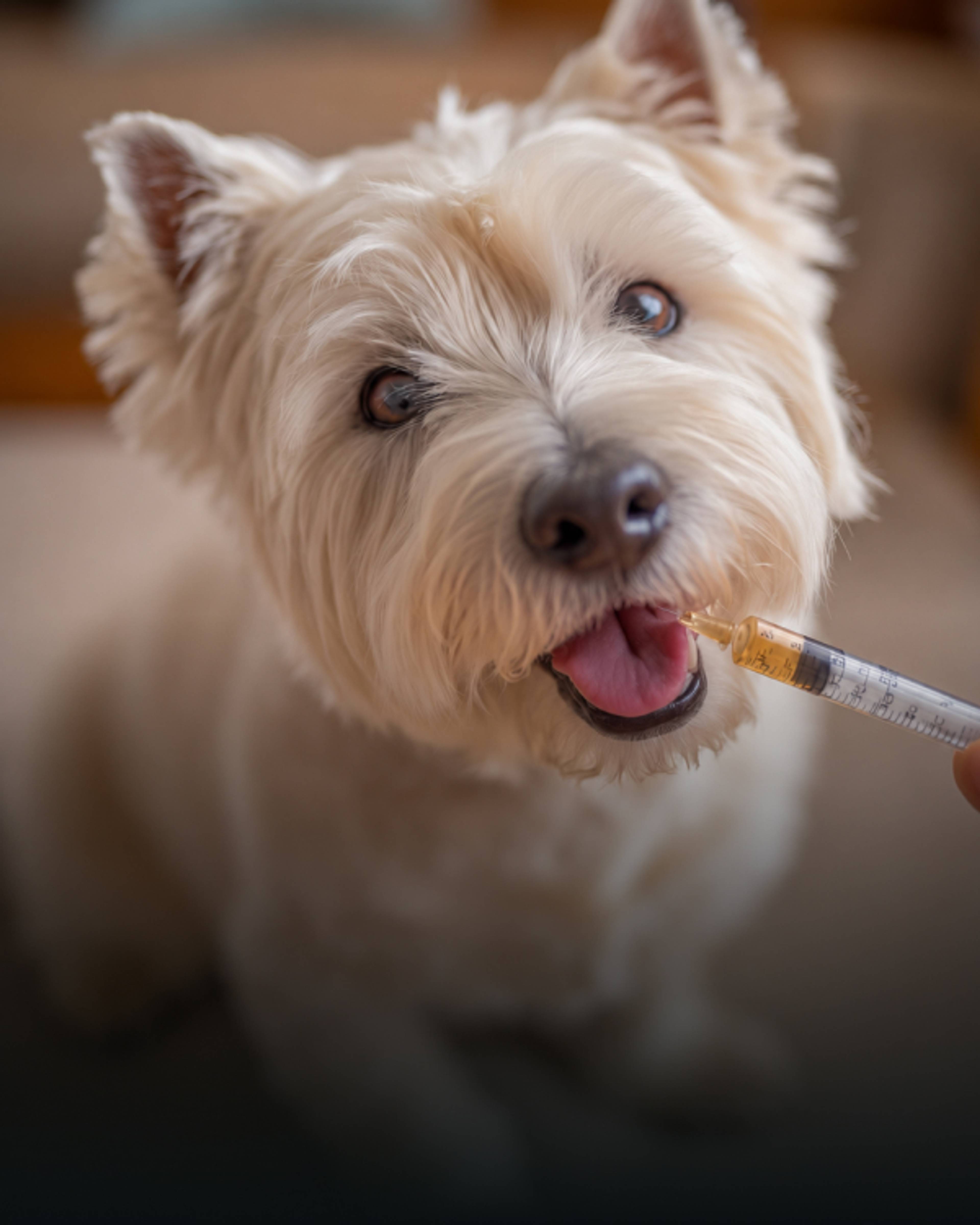 Westie qui découvre pernixol