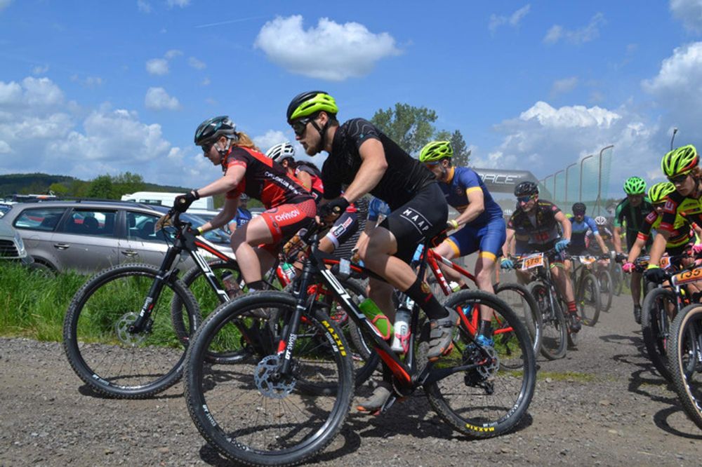 Příprava tratí Prodoli MTB maratonu města Chýnov