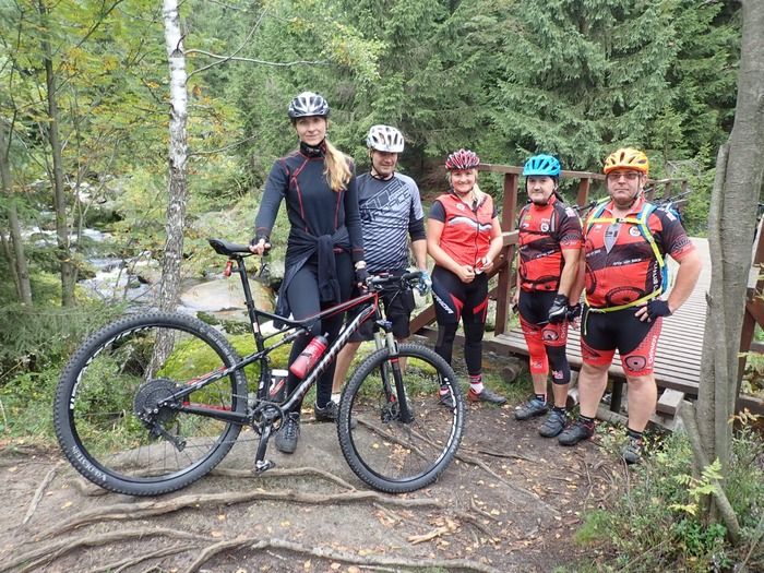 Cyklisté Cykloklubu Chýnov na soustředění