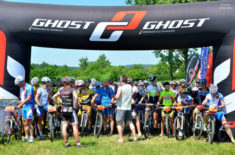 Řazení na startu APEX-BIKE MTB maratonu města Chýnov 2017