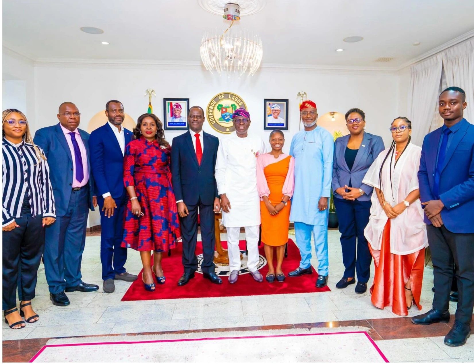 Courtesy Visit with the Governor of Lagos State, Mr. Babajide Sanwo-Olu