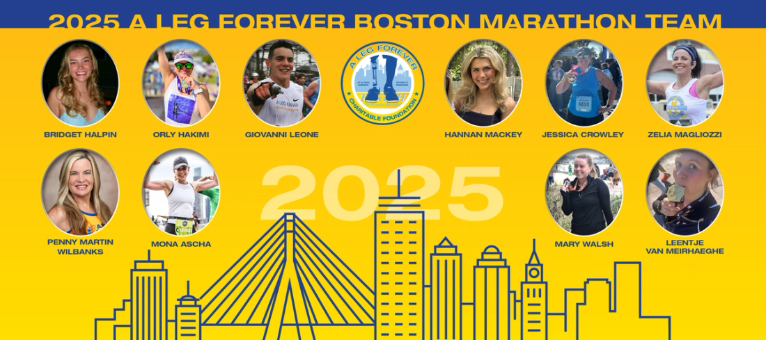 2025 A Leg Forever Boston Marathon Team