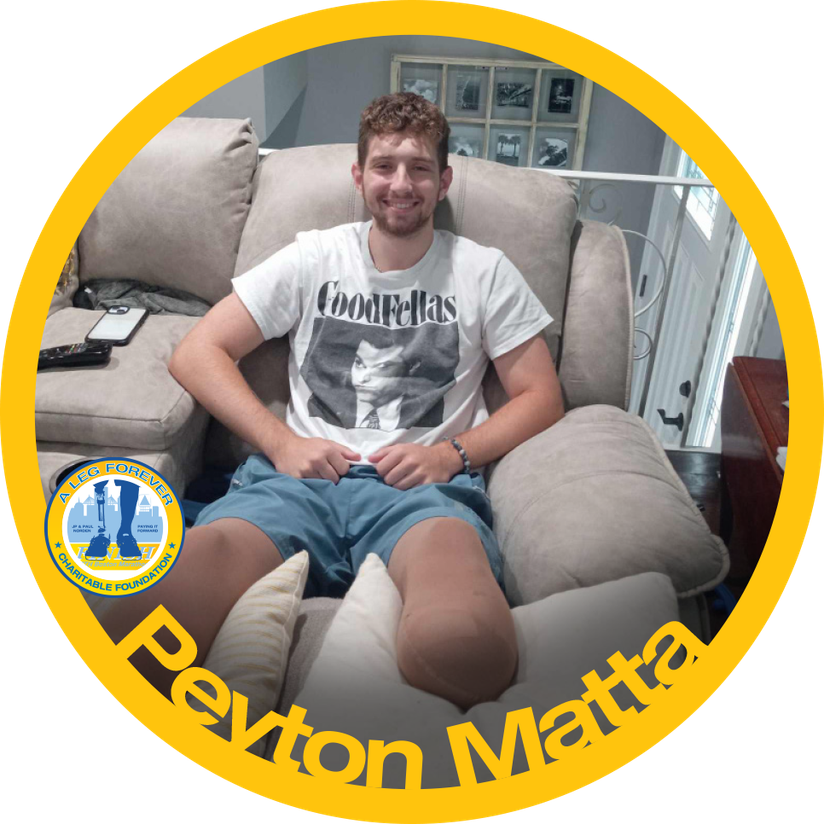 Peyton Matta, a 2025 A Leg Forever recipient