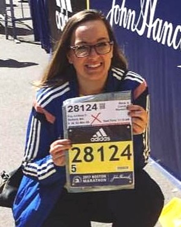 A Leg Forever marathon runner