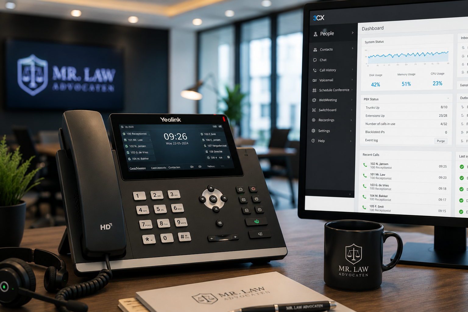 Telefonie en VOIP voor advocaten