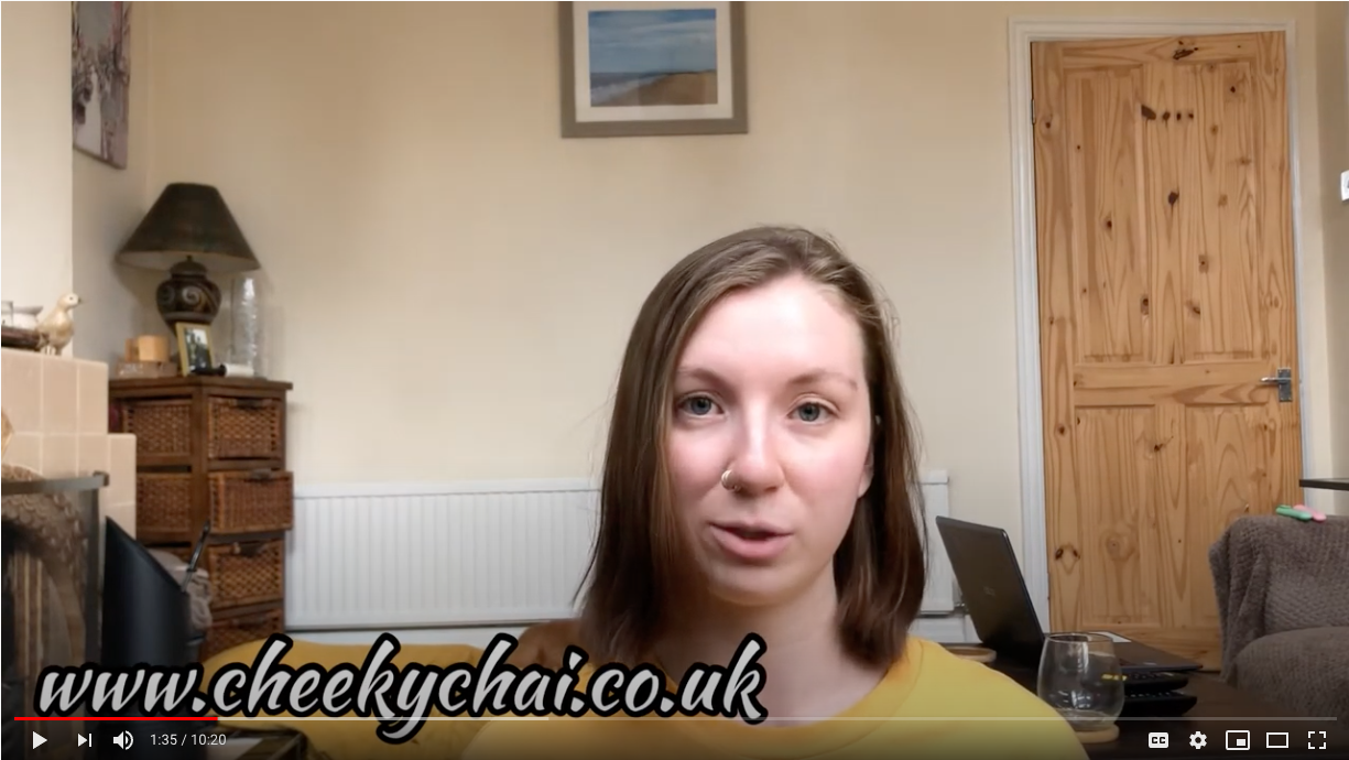 Picture of spilltheteawithlucy talking about Cheeky chai