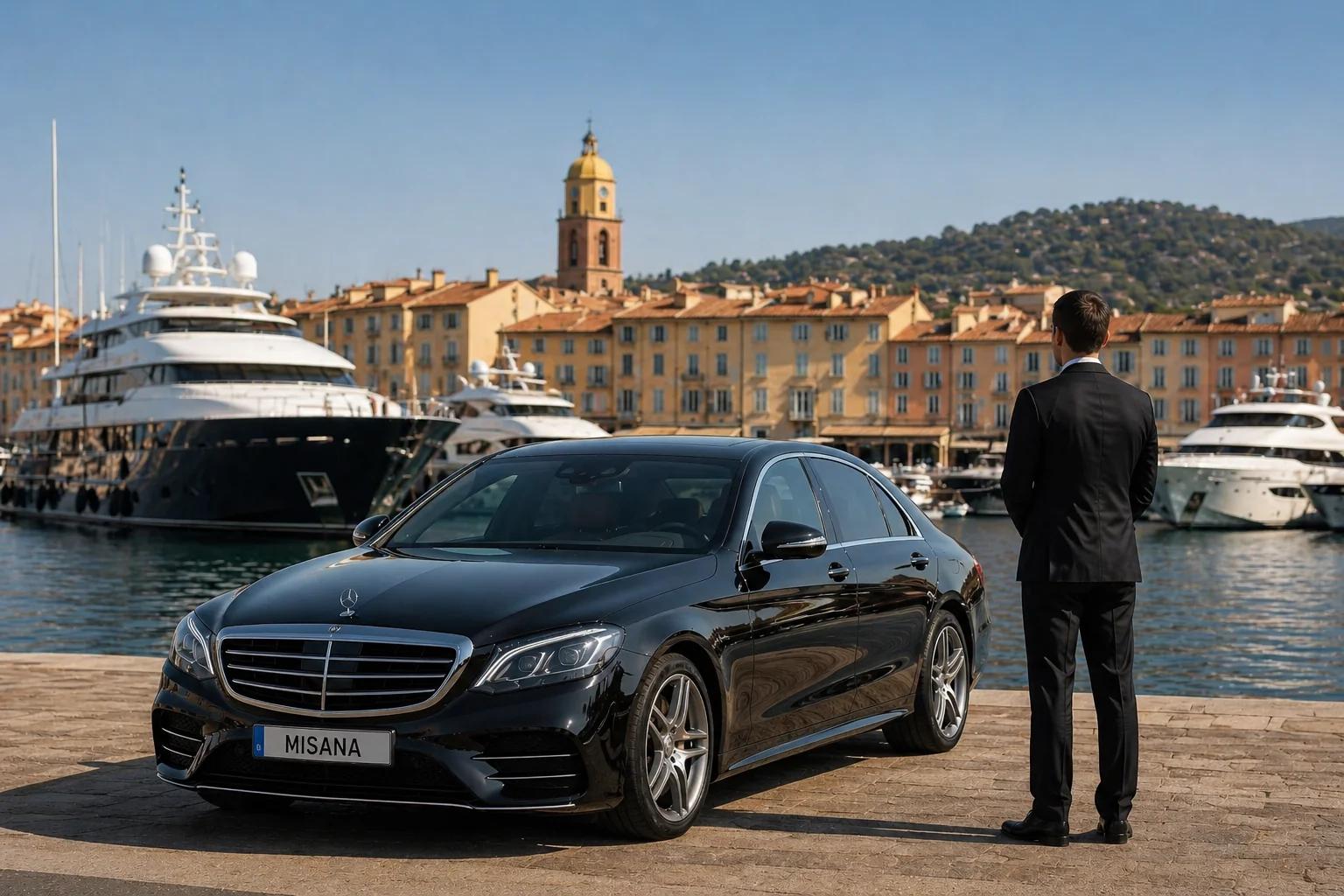 Chauffeur privé Côte d'Azur · Saint-Tropez, Cannes, Nice, Monaco