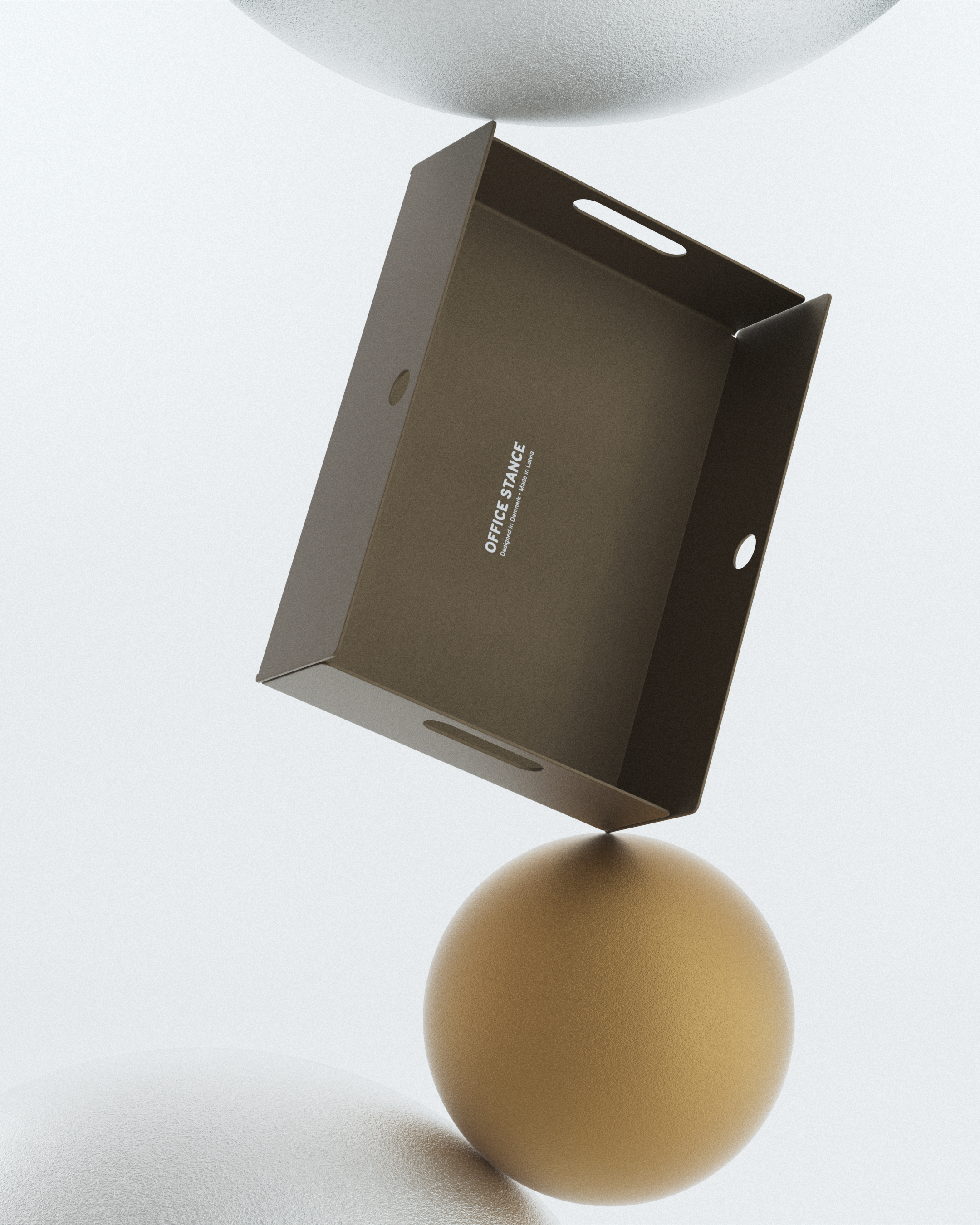 Abstract artwork with the grey beige drawer