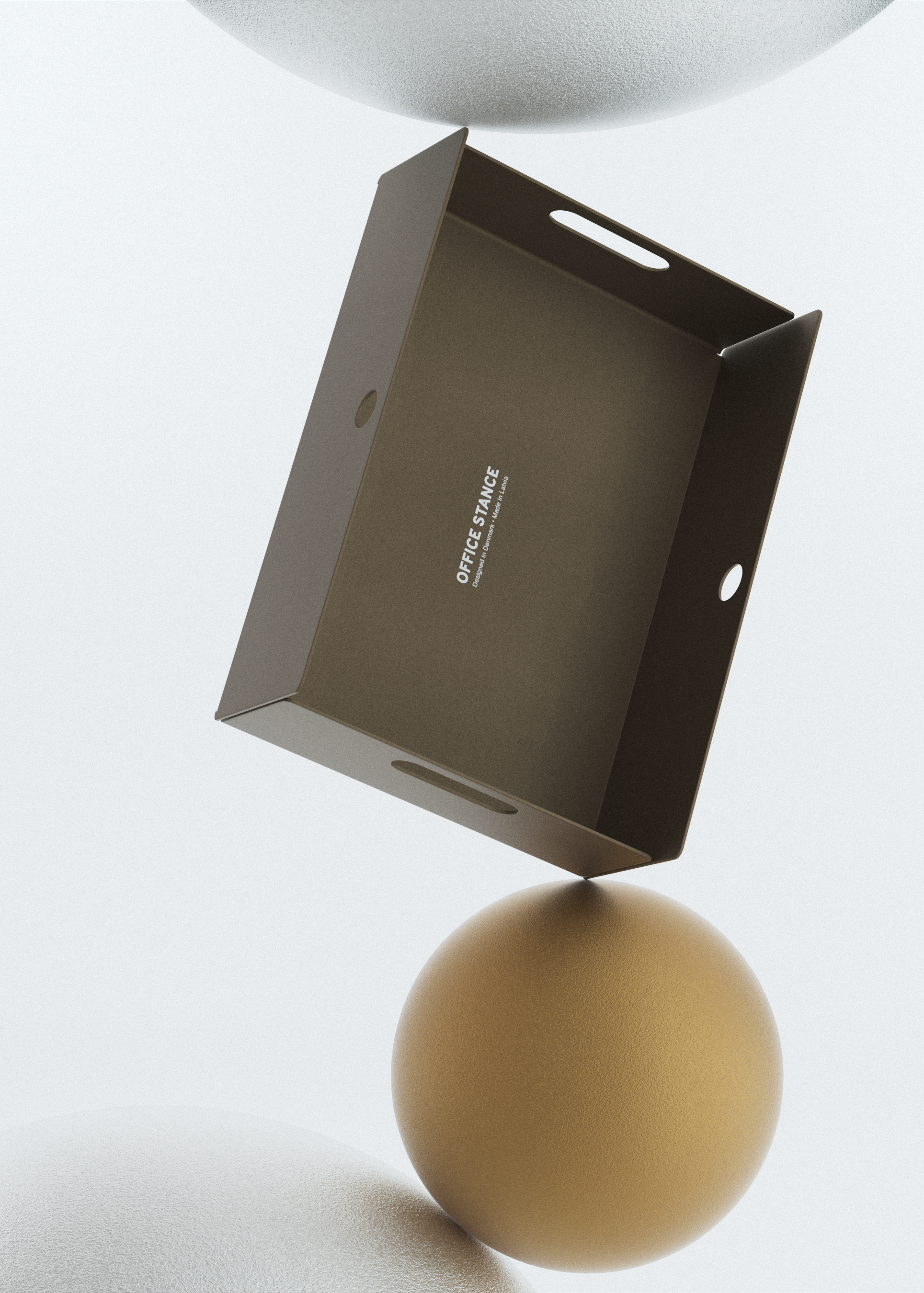 Abstract artwork with the grey beige drawer