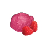 A sweet and slightly zingy berry aroma, like raspberry sorbet.