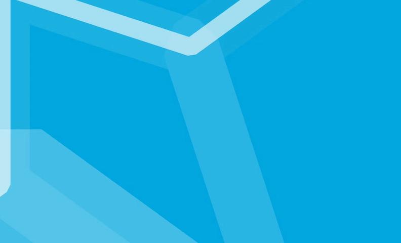 Sininen kuvituskuva graafisilla muodoilla.