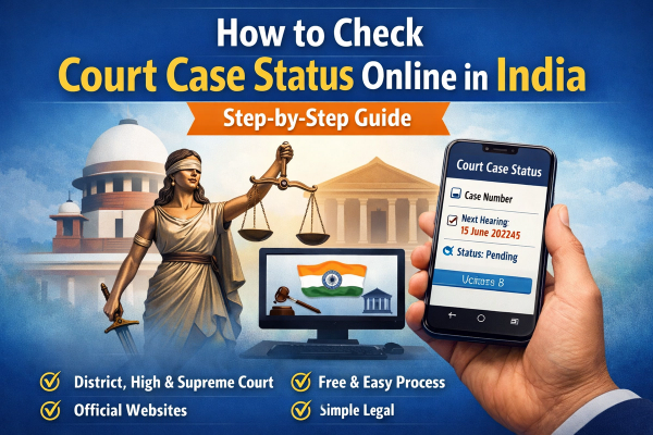 How to Check Court Case Status Online in India – District, High Court & Supreme Court