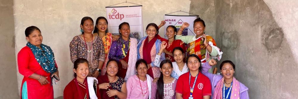 A group of young women taking part in the project.