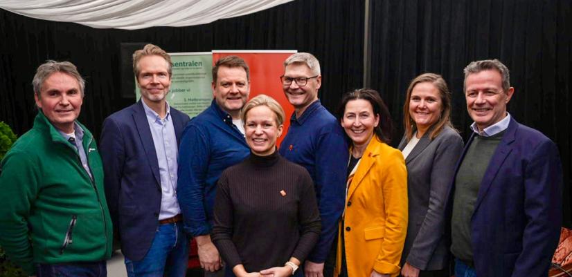 Key partners in the project at the opening.