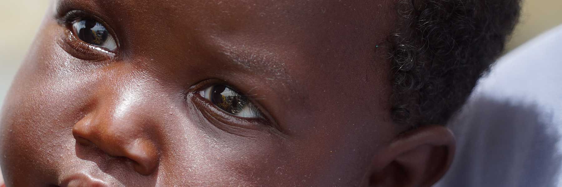 Close-up of a baby's face