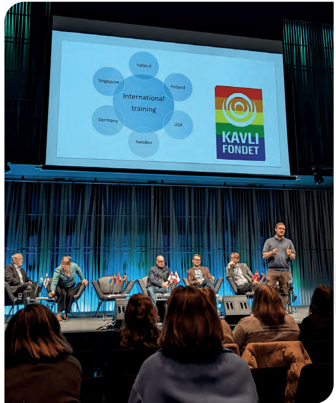 Bjarne Hansen gives a presentation on the collaboration around B4DT with Icelandic healthcare professionals at the Nordic Summit on Mental Health in Reykjavik in March 2023.
