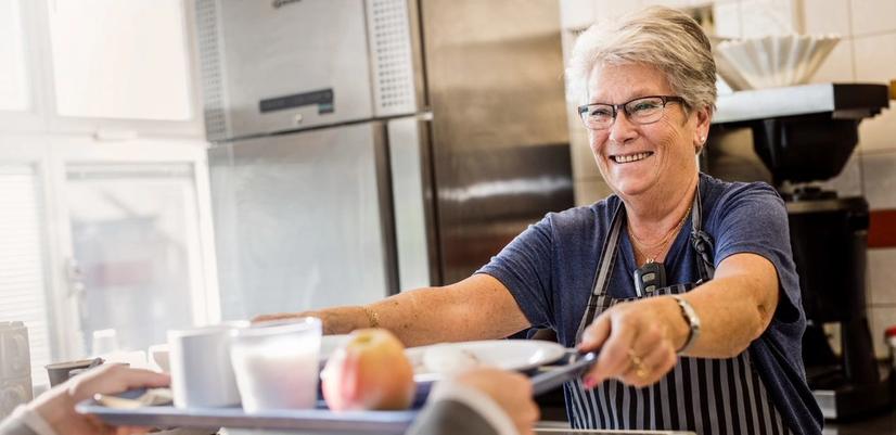 Utdeling av matpakker