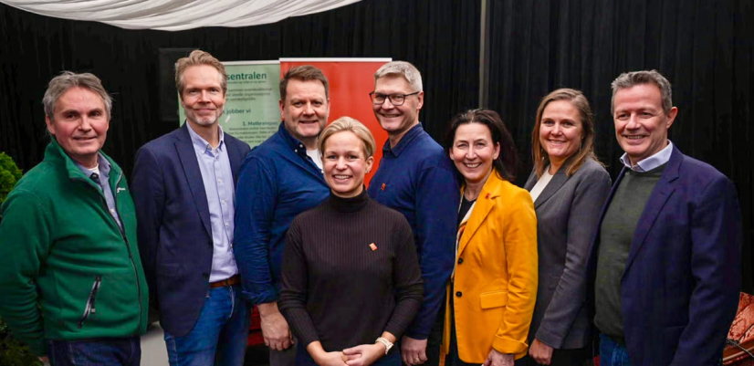 Centrala samarbetspartner i projektet vid invigningen.