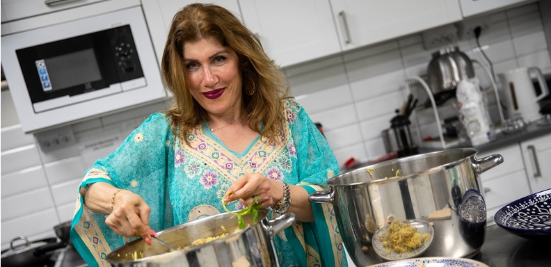 Nutritious, home-cooked meals are prepared in large pots at Unga Station.