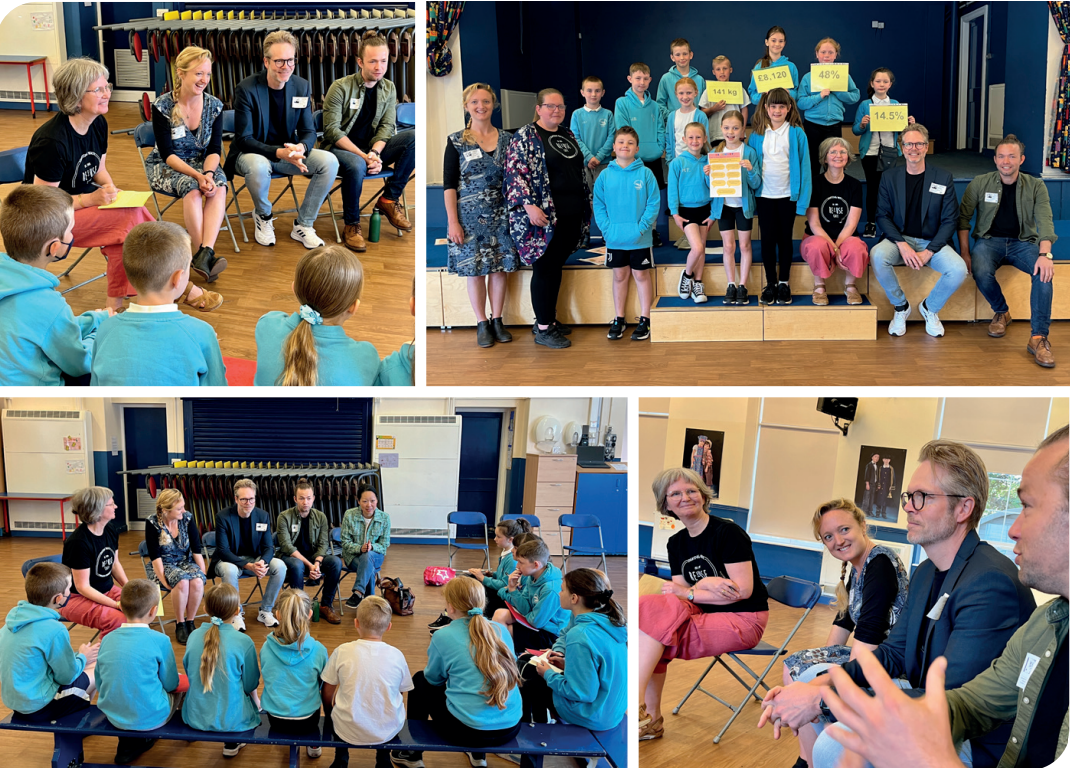 In May 2023, Kavli Trust and Kavli UK representatives visited Cestria Primary School to see the Eat Smart programme in action. 