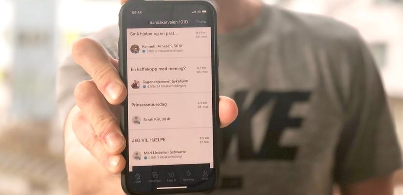 The Goodify app shown on a smartphone
