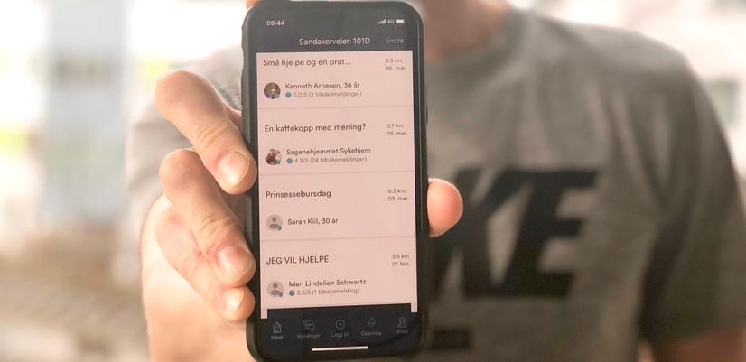 Goodify på en mobilskärm