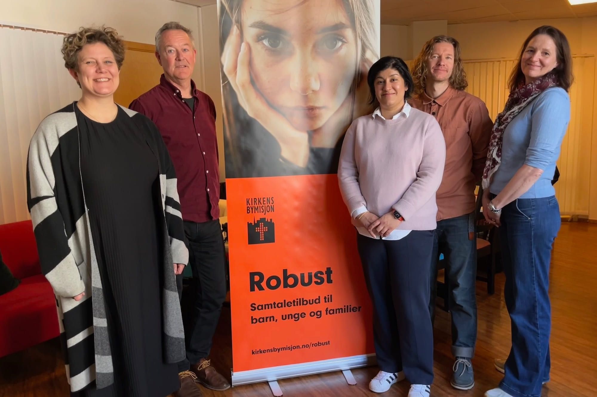 From left: Henriette Skretteberg (Ferd SE), Ulf Rikter-Svendsen (Church City Mission), Sabha Qureshi-Holen (Ferd SE), Bjørn Ander (Church City Mission) and Guro Hjetland Sundsby (Kavli Trust).