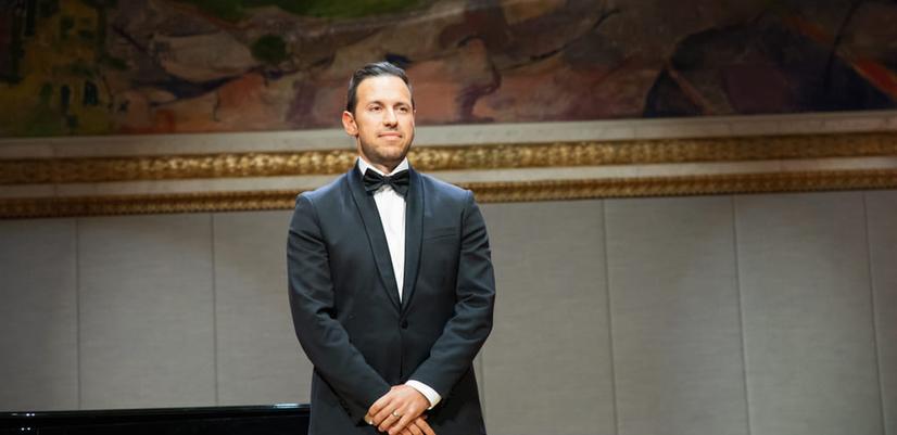 Daniel Quintana at the award presentation at UiO.