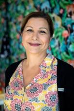 Wafa Issa, Area Manager for Unga Station at Stockholms Stadsmission.