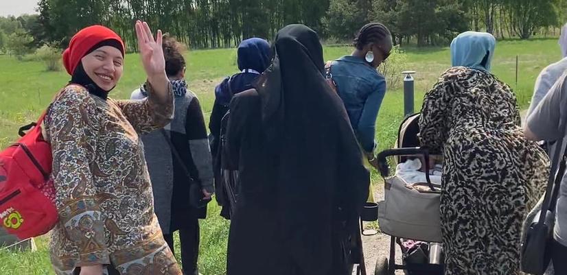 From an excursion with Mamma united, participants from Valsta in Sigtuna municipality.