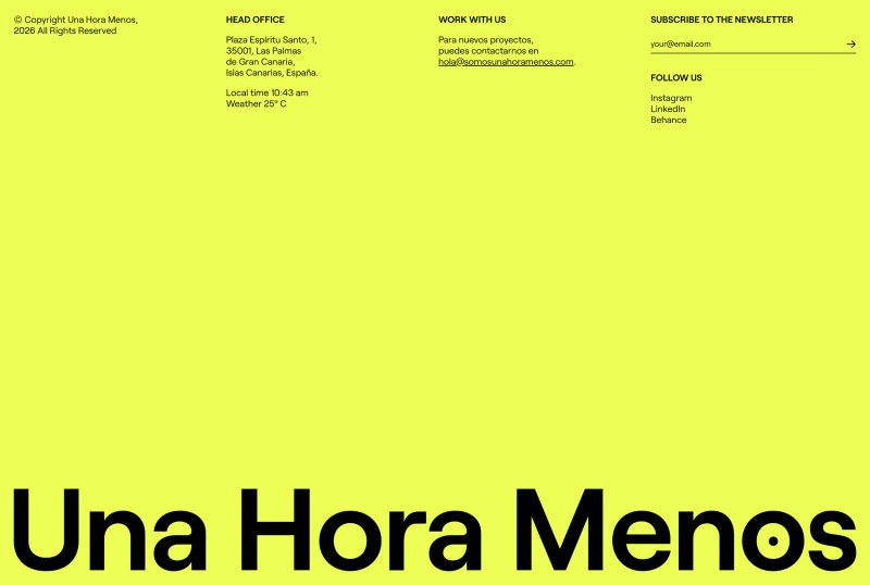 Una Hora Menos