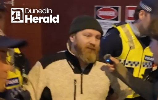 Chewie from BHN being carried away by the police