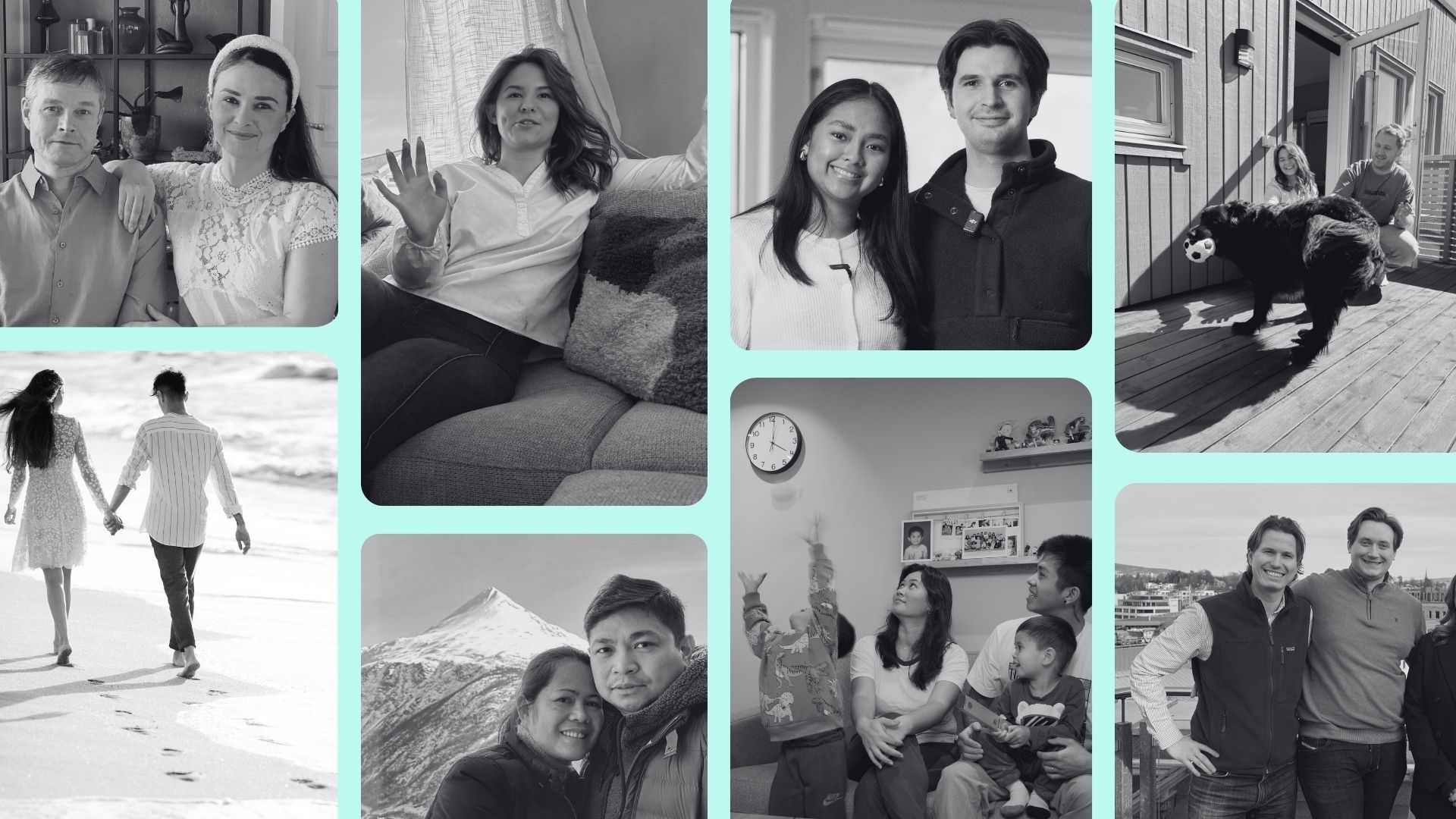 Finit feirer over 200 boligkjøp, med bilder av fornøyde kunder