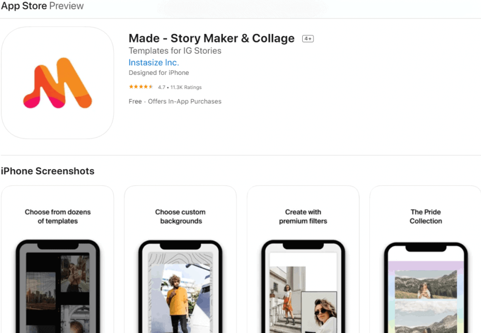 Creador de Historias de Instagram Made