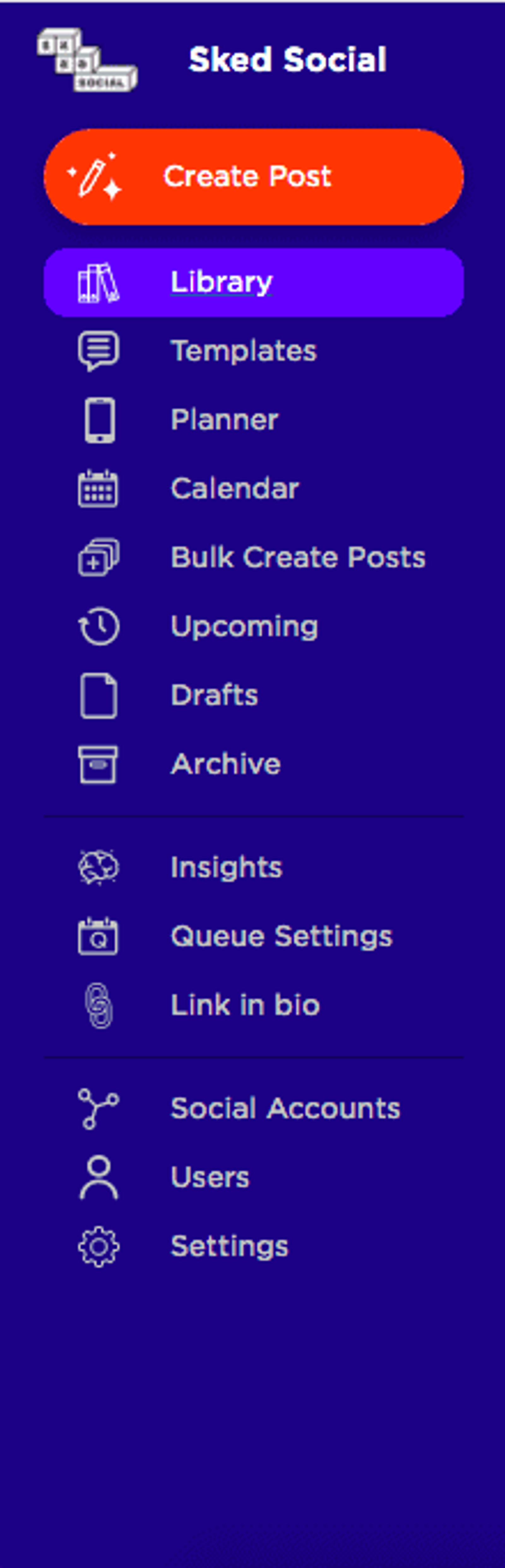 Programación de Instagram en Sked Social
