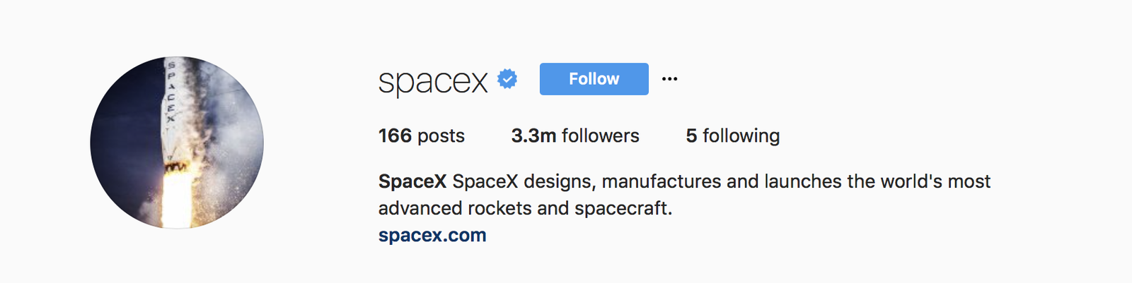 biografía de negocio en instagram