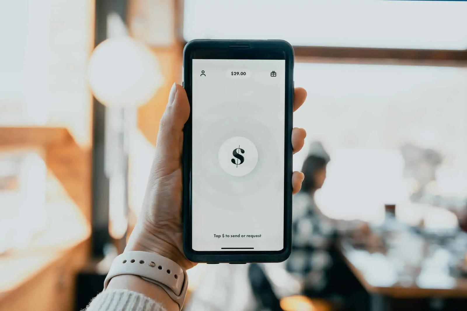 Phone with money symbol