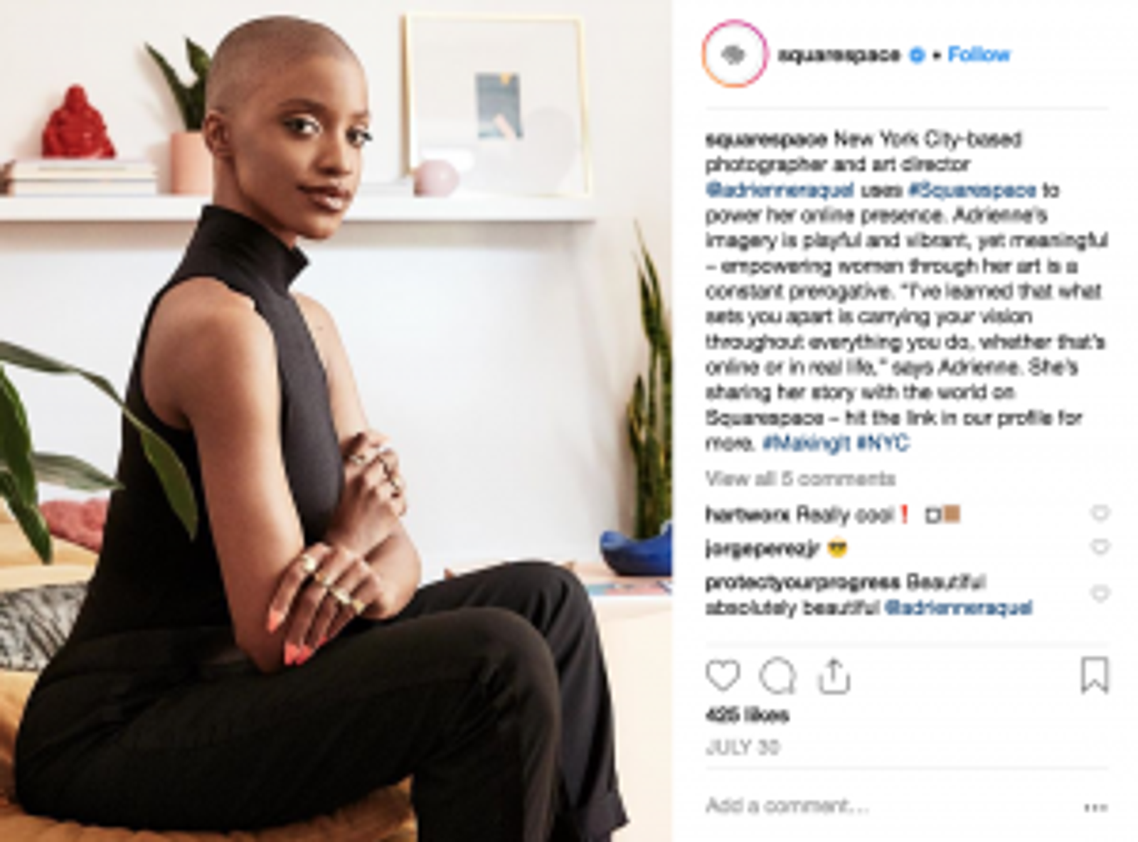 Las 8 Mejores Campañas en Redes Sociales 2018 - Squarespace - Sked Social