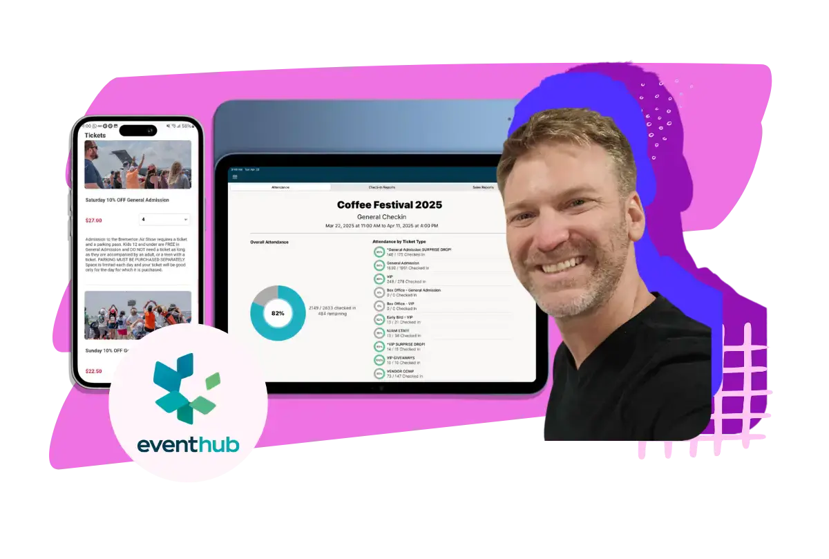 EventHub — event management platform with integrated social media marketing