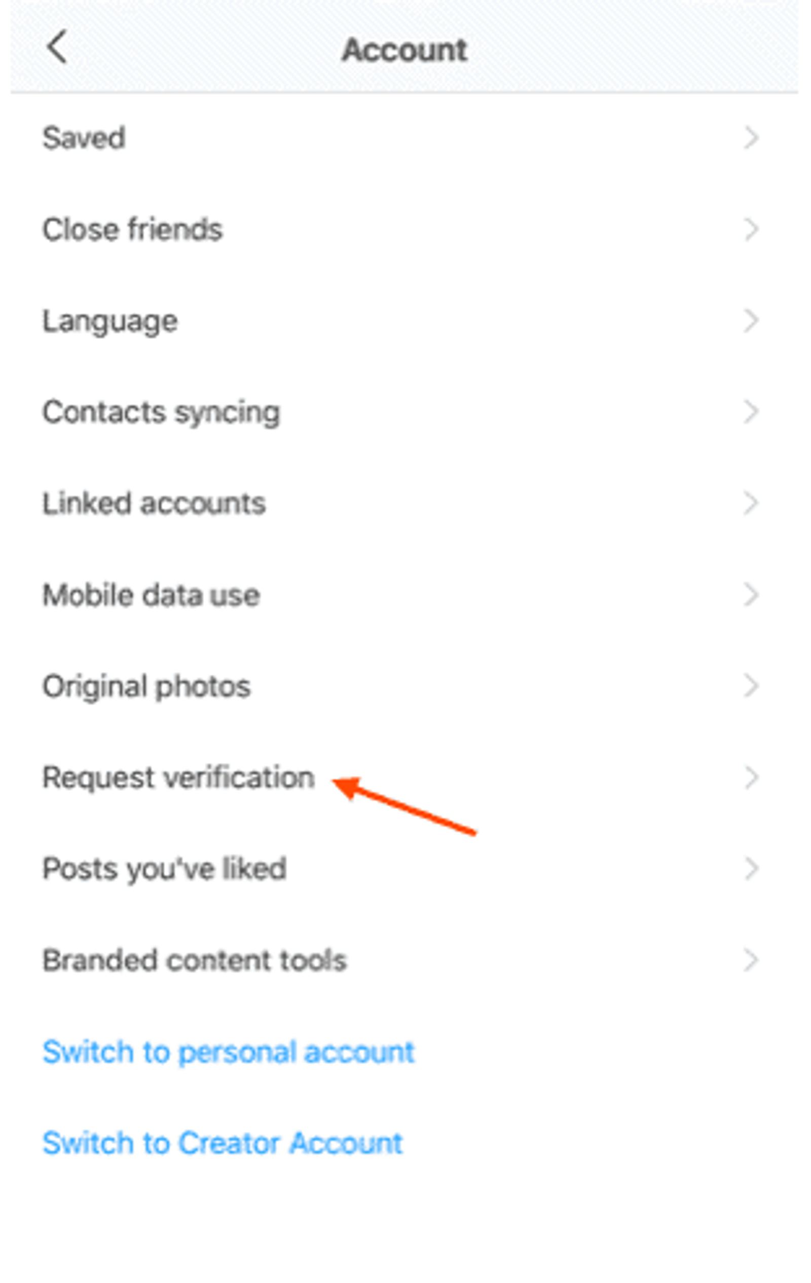 Cómo verificar tu cuenta de Instagram - proceso - paso 3.